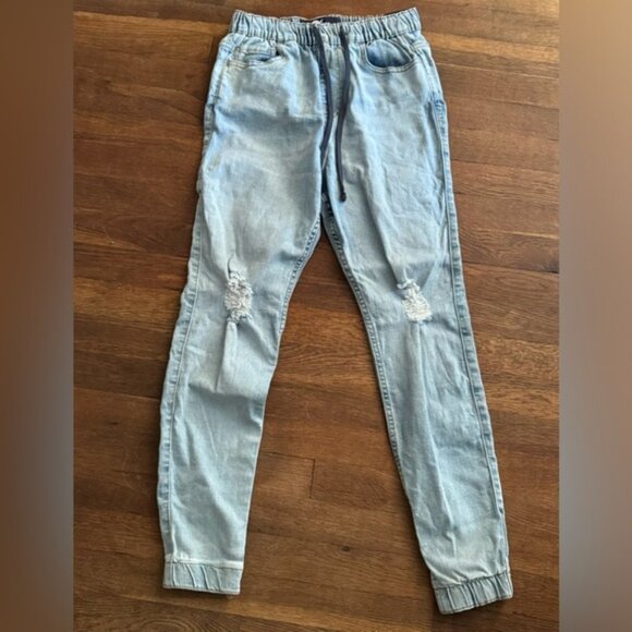 7 Pairs of Hollister Mens Super Skinny Jeans & Skinny Joggers Size XS 26X28 - Picture 4 of 5